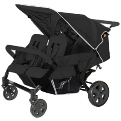 Familidoo Poussette 4 Places Lidoo Star DJ04FRL+ - Full Black