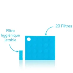 Frida Lot de 20 Filtres Hygiéniques NoseFrida