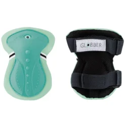 Globber Lot de 3 Protections Junior Coudes Genoux et Poignets Menthe - XXS