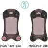 Globber Porteur Walk n' Roll 2-en-1 Eco - Framboise