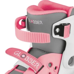Globber Premiers Rollers Ajustables Rose Pastel - 26/29