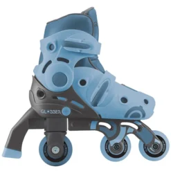 Globber Rollers Evolutifs 2-en-1 Bleu Acier - 26/29