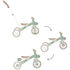 Globber Tricycle Learning 3-en-1 Plus Eco - Sauge