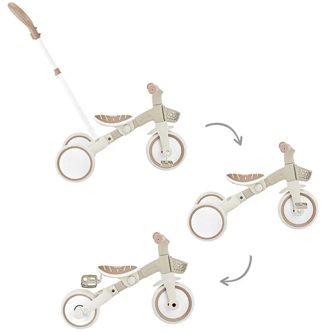 Globber Tricycle Learning 3-en-1 Plus Eco - Taupe