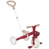 Globber Tricycle Learning 3-en-1 Plus Eco - Rouge Foncé