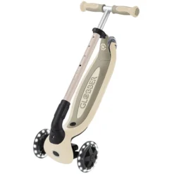 Globber Trottinette Evolutive Go Up Baby 360 Lights - Taupe
