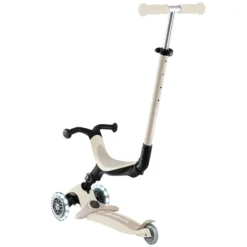 Globber Trottinette Evolutive Go Up Active Lights Ecologic - Noix de Coco