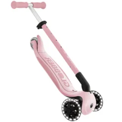 Globber Trottinette Evolutive Go Up Baby 360 Lights - Rose Pastel