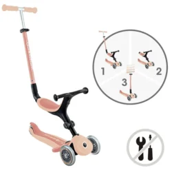 Globber Trottinette Evolutive Go Up Active Eco - Pêche