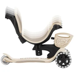 Globber Trottinette Evolutive Go Up Baby 360 Lights - Taupe