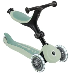 Globber Trottinette Evolutive Go Up Active Lights Ecologic - Pistache