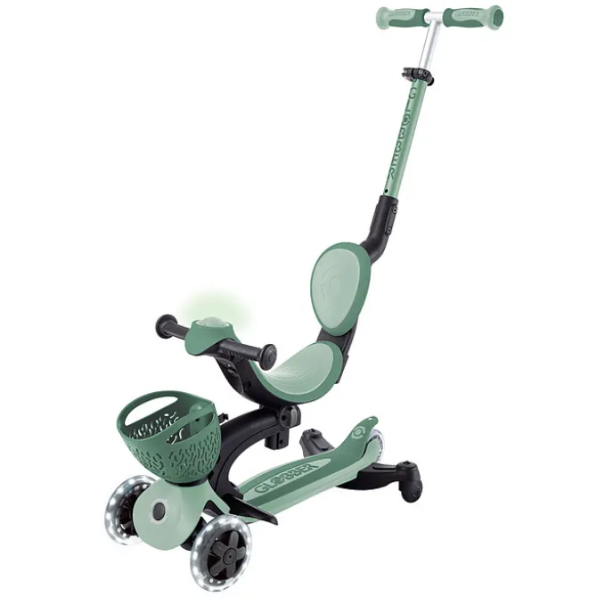 Globber Trottinette Evolutive Go Up Baby 360 Lights - Sauge