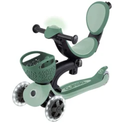 Globber Trottinette Evolutive Go Up Baby 360 Lights - Sauge
