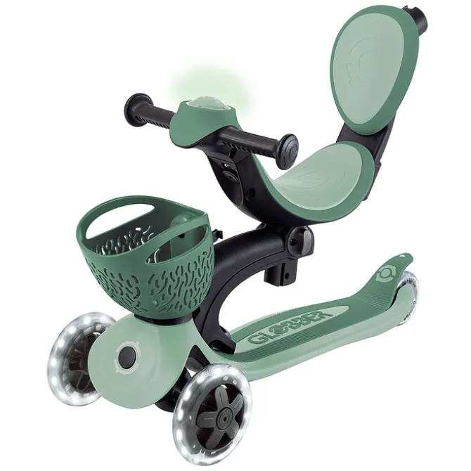 Globber Trottinette Evolutive Go Up Baby 360 Lights - Sauge