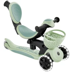 Globber Trottinette Evolutive Go Up Baby 360 Lights - Sauge