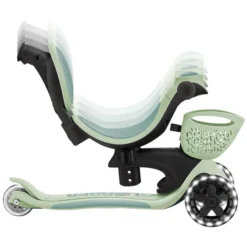 Globber Trottinette Evolutive Go Up Baby 360 Lights - Sauge