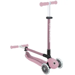 Globber Trottinette Evolutive Go Up Active Lights Ecologic - Framboise