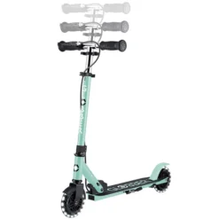 Globber Trottinette Flow Element Junior Lights - Menthe Pastel