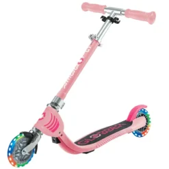 Globber Trottinette Flow Junior Lights - Rose Pastel