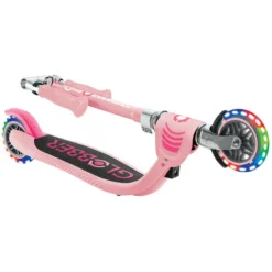 Globber Trottinette Flow Junior Lights - Rose Pastel