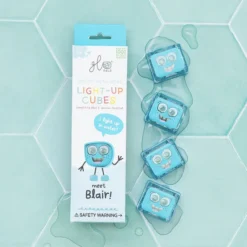 Glo Pals Lot de 4 Cubes Lumineux - Blair Bleu