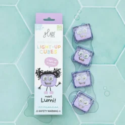Glo Pals Lot de 4 Cubes Lumineux - Lumi Violet