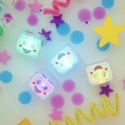 Glo Pals Lot de 4 Cubes Lumineux - Party Blanc