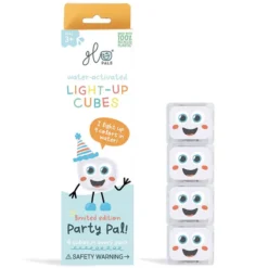 Glo Pals Lot de 4 Cubes Lumineux - Party Blanc