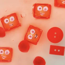 Glo Pals Lot de 4 Cubes Lumineux - Sammy Rouge