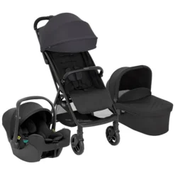 Graco Poussette Trio Myavo Siège Auto SnugLite et Nacelle Myavo - Midnight Black