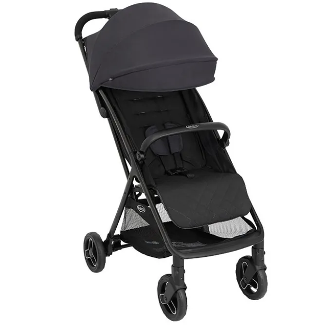 Graco Poussette Trio Myavo Siège Auto SnugLite et Nacelle Myavo - Midnight Black