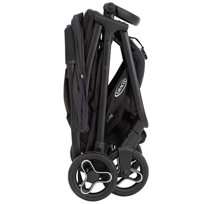 Graco Poussette Trio Myavo Siège Auto SnugLite et Nacelle Myavo - Midnight Black