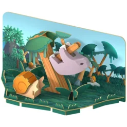 Halftoys Paresseux et Habitat Half Forest