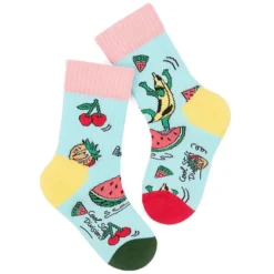 Hello Hossy Lot de 3 Paires de Chaussettes Food - 22/24