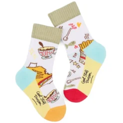 Hello Hossy Lot de 3 Paires de Chaussettes Food - 24/26