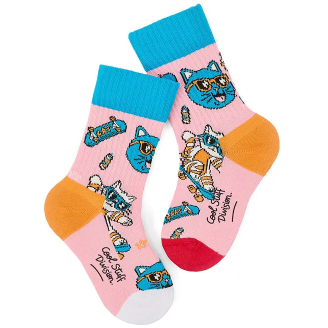 Hello Hossy Lot de 3 Paires de Chaussettes Cats - 22/24