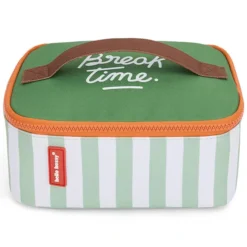 Hello Hossy Lunch Bag - Green Stripes