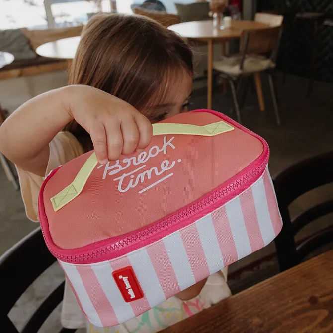 Hello Hossy Lunch Bag - Pink Stripes