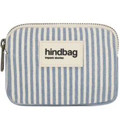 Hindbag Porte-monnaie Lili Riviera - Rayures Bleu