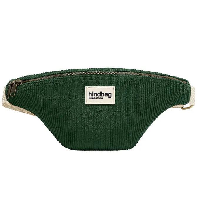 Hindbag Sac Banane Olivia - Velours Sapin