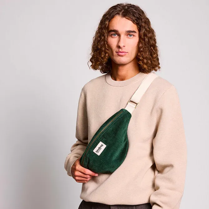Hindbag Sac Banane Olivia - Velours Sapin