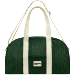 Hindbag Sac à Langer Charlie - Velours Sapin