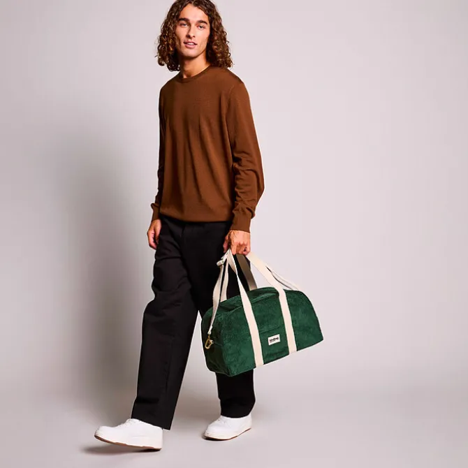 Hindbag Sac à Langer Charlie - Velours Sapin