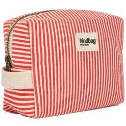 Hindbag Trousse de Toilette Léon Riviera - Rayures Rouge