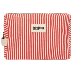 Hindbag Trousse de Toilette Léon Riviera - Rayures Rouge