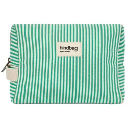 Hindbag Trousse de Toilette Léon Riviera - Rayures Vert