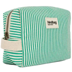 Hindbag Trousse de Toilette Léon Riviera - Rayures Vert