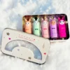 inuwet Coffret de 5 Baumes à Lèvres Delux Rainbow