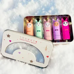 inuwet Coffret de 5 Baumes à Lèvres Delux Rainbow