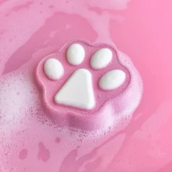 inuwet Lot de 4 Bombes de Bain Effervescentes Fizzy Kitty - 320 g